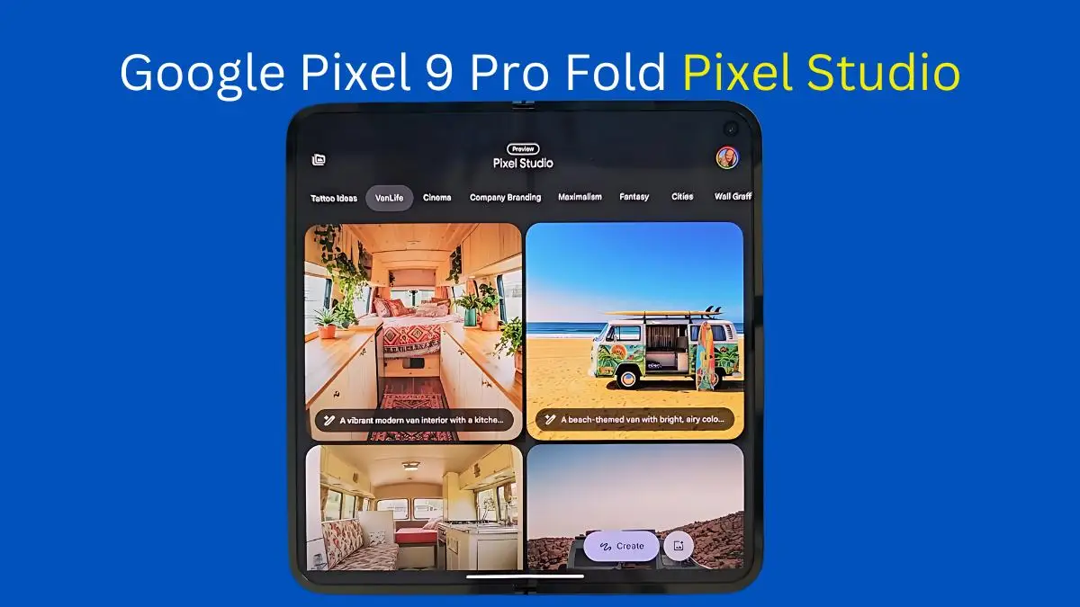 Google Pixel 9 Pro Fold Pixel Studio