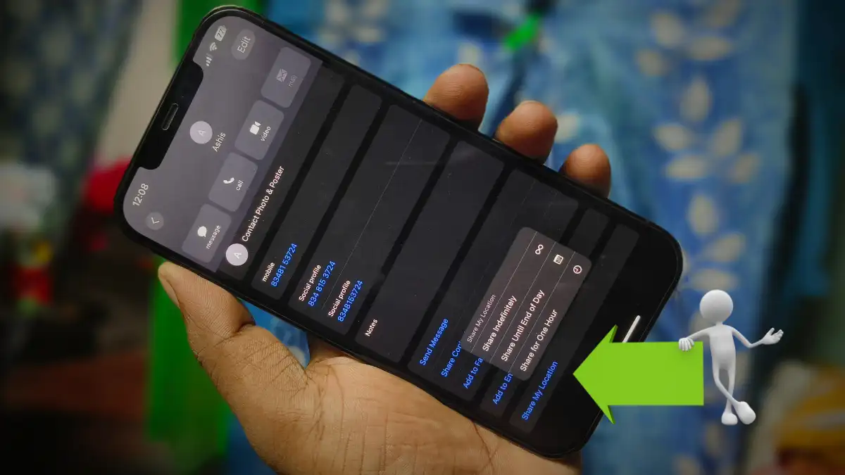 You will be able to easily share location on iPhone within a few seconds