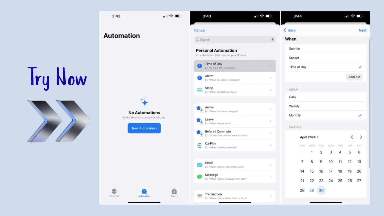How to Schedule a Text Message on iPhone using Shortcuts App