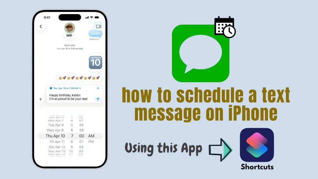 How to Schedule a Text Message on iPhone