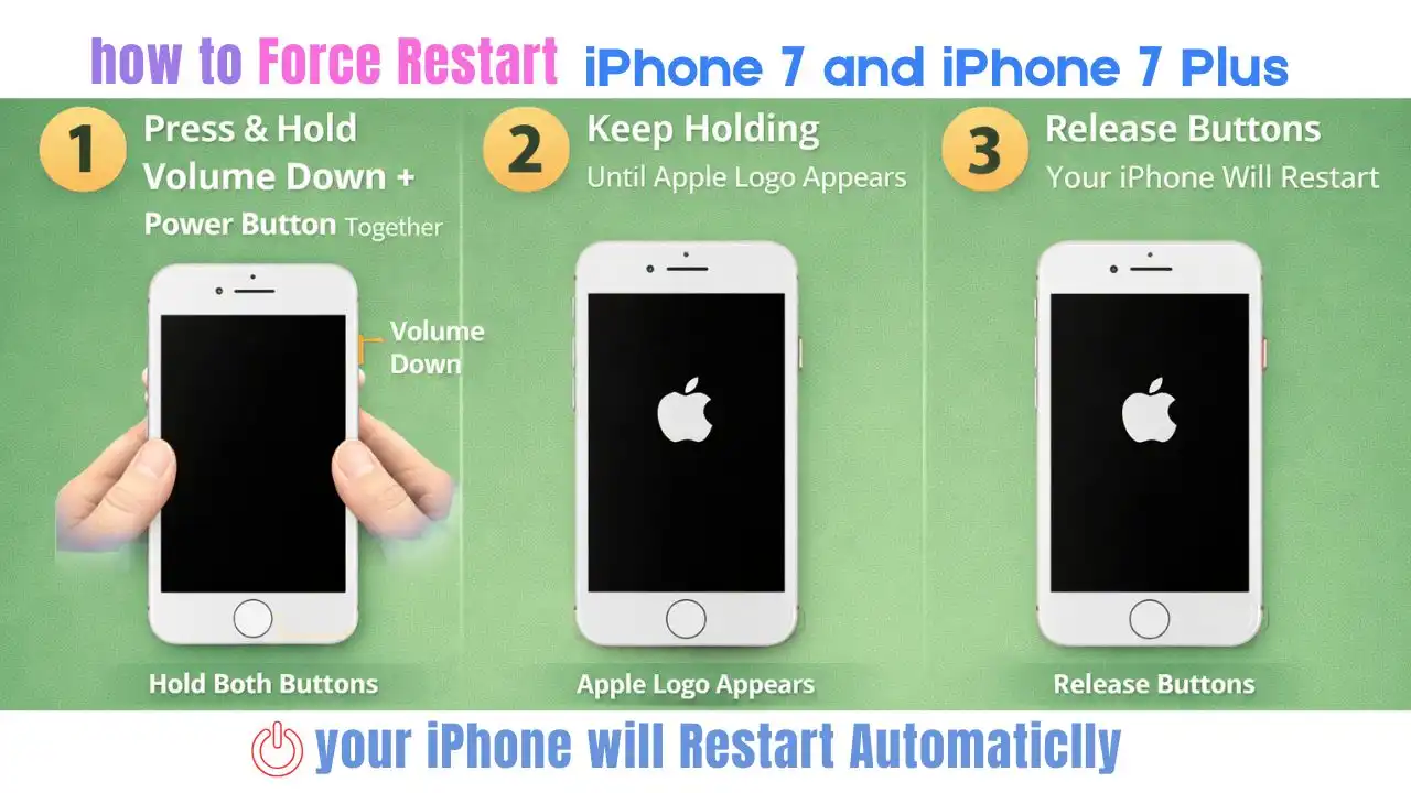 how to Restart iPhone 7 and iPhone 7 Plus