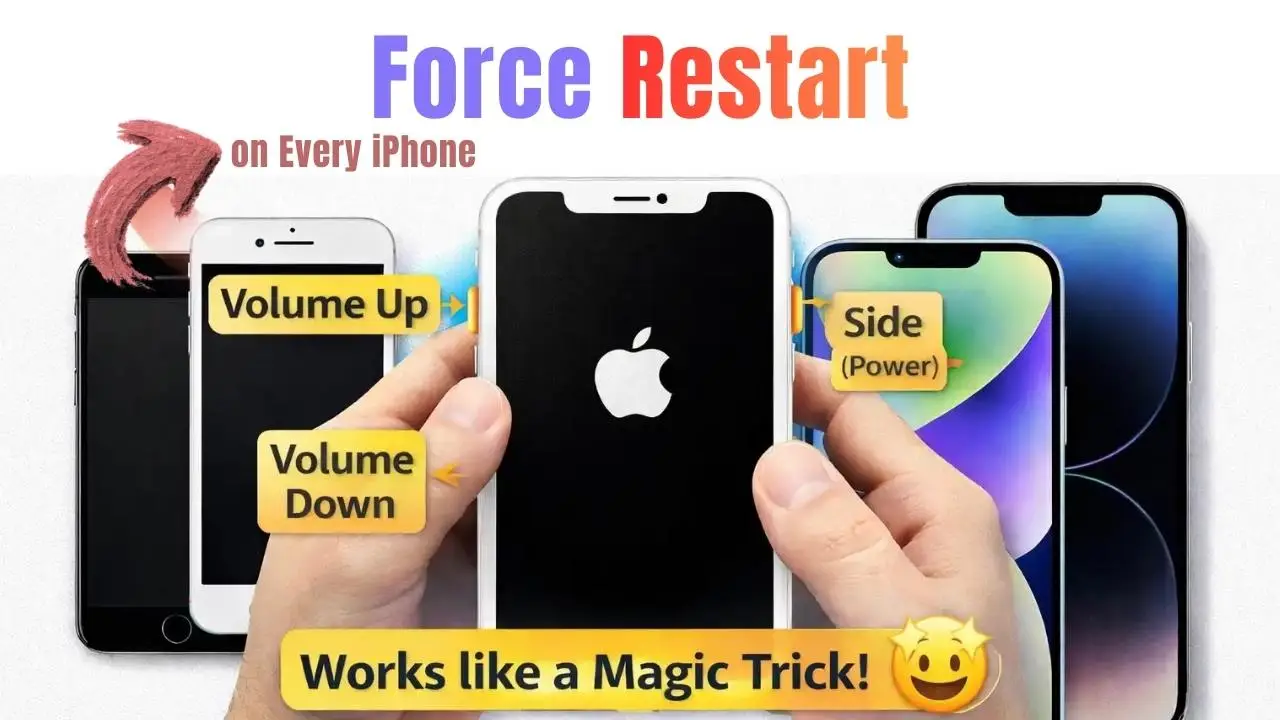 how to Restart iPhone
