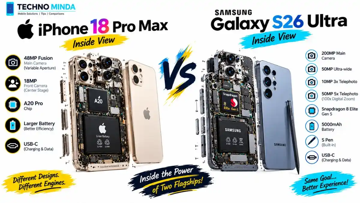 iPhone 18 Pro Max vs Galaxy S26 Ultra
