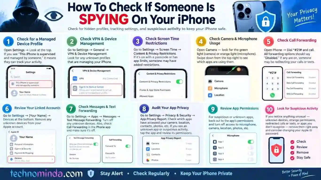 Check If Someone Is SPYING On Your iPhone